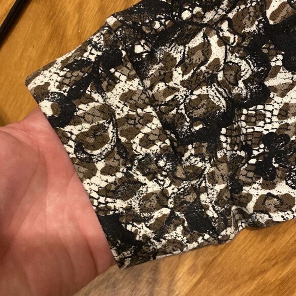 LIZ Claiborne Women’s Long Sleeve Maxi Dress (Size 12) NWT 90’s Vintage Two tone - Picture 7 of 9